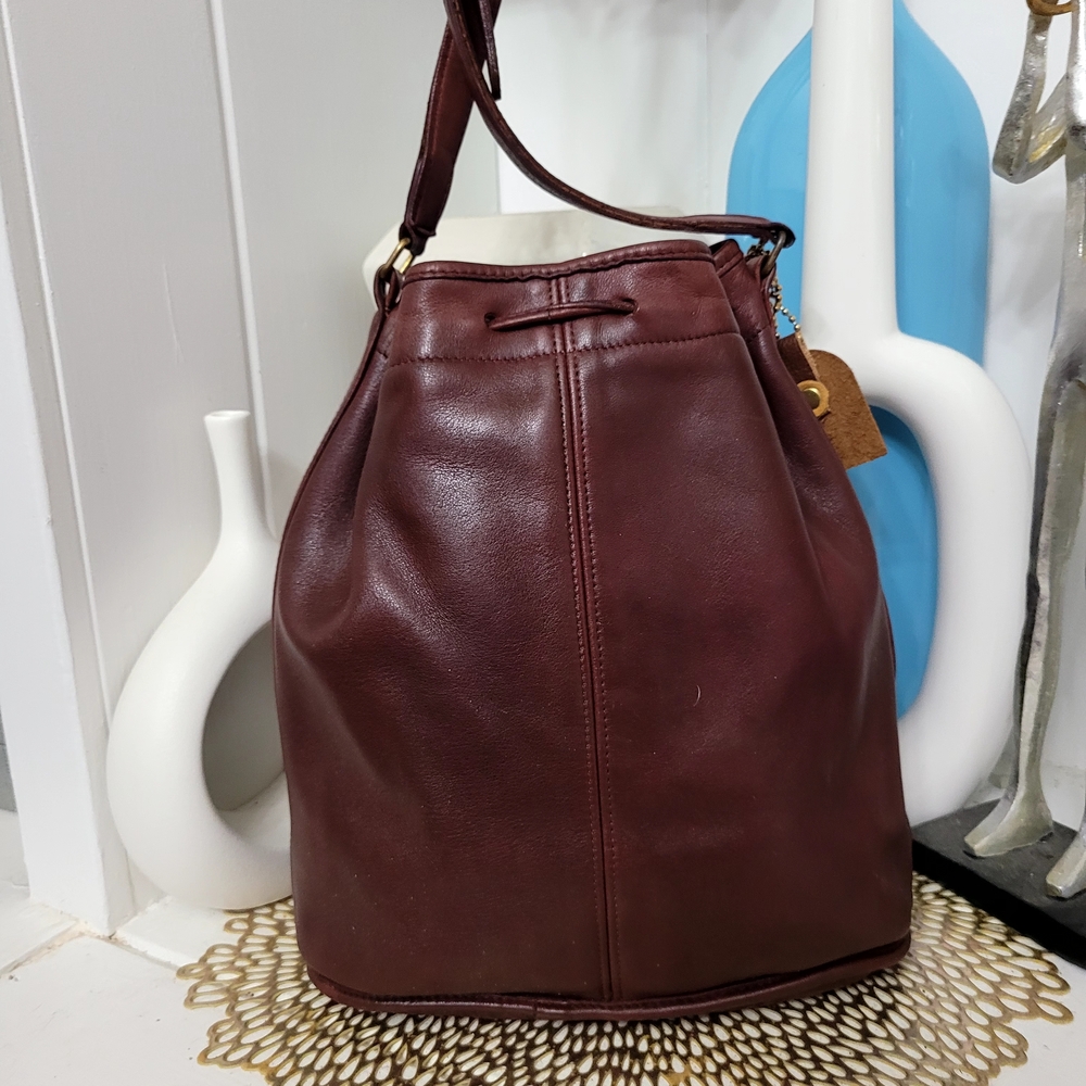 Coach Leather Drawstring Bag UPCRAFTED - Picture 3 of 12